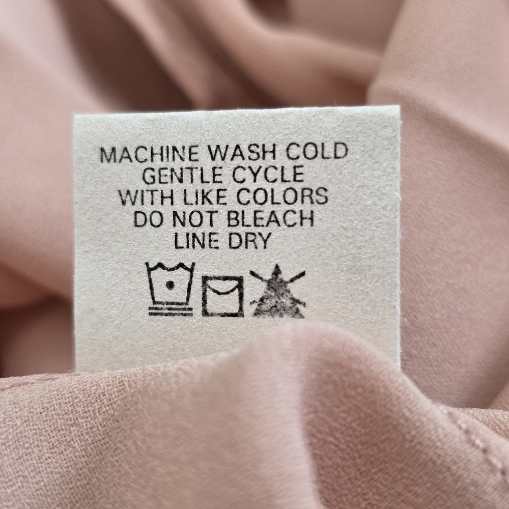 Krisa Tiered Halter Mini Dress | Size Small | Mauve Pink Smocked Waist NWT - Picture 10 of 10
